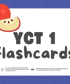 [PDF] Flashcard tiếng Trung theo giáo trình YCT 1